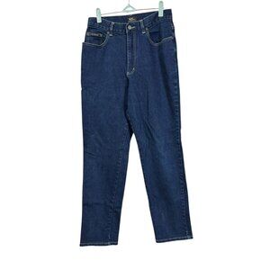 Vintage Y2K NY Jeans New York & Company Blue Straight Dark Wash High Rise 10